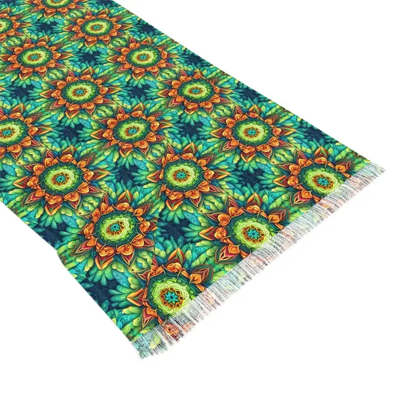 Vibrant Geometric Print Scarf for Trendy Fashion