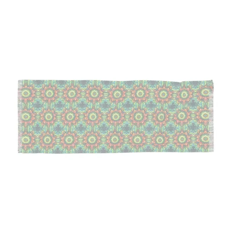 Vibrant Geometric Print Scarf for Trendy Fashion