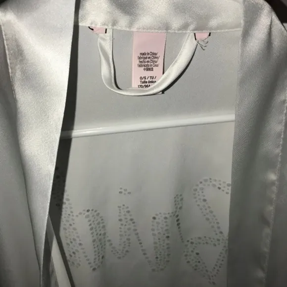 Victoria’s Secret Blue Rhinestone “Bride” Robe