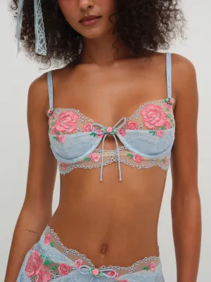 Vintage Rose Eyelet Bra