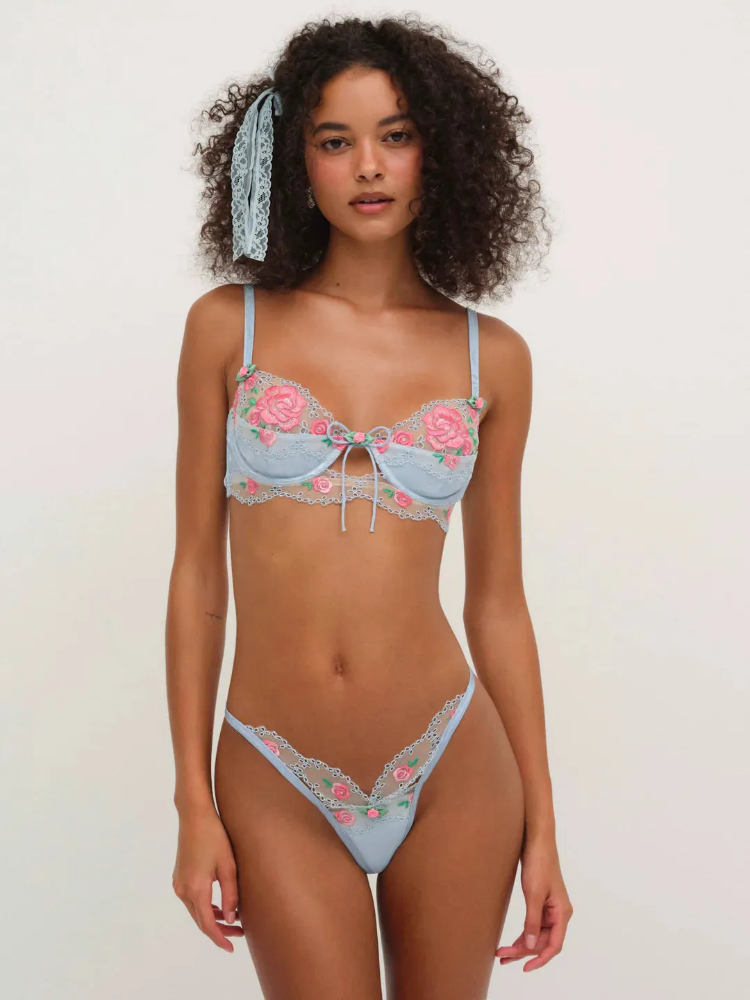 Vintage Rose Eyelet Bra