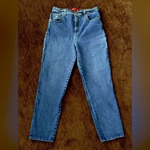 Vintage Swan Gloria Vanderbilt Women's High Rise Straight Blue Denim Jeans 12 31