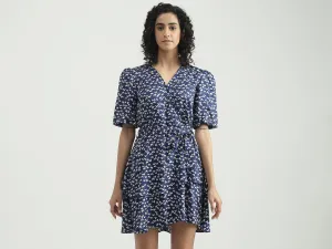 Viscose Printed V-Neck Women Dresses
