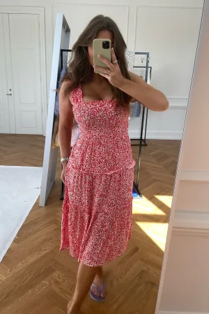 VMJenny Smock Kjole - Rød