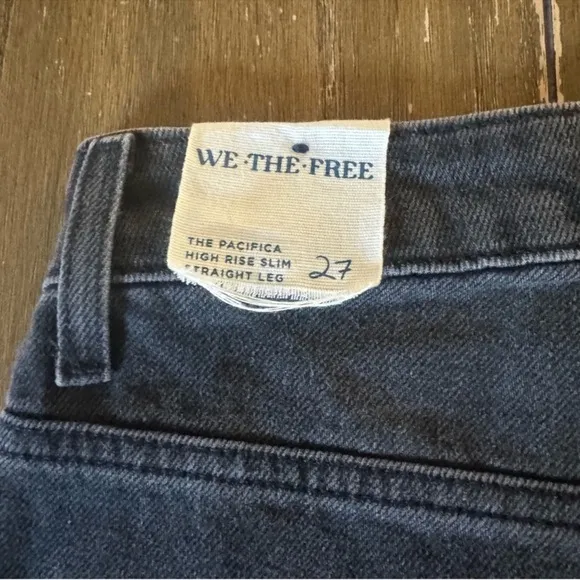 We The Free The Pacifica high rise slim straight leg jeans