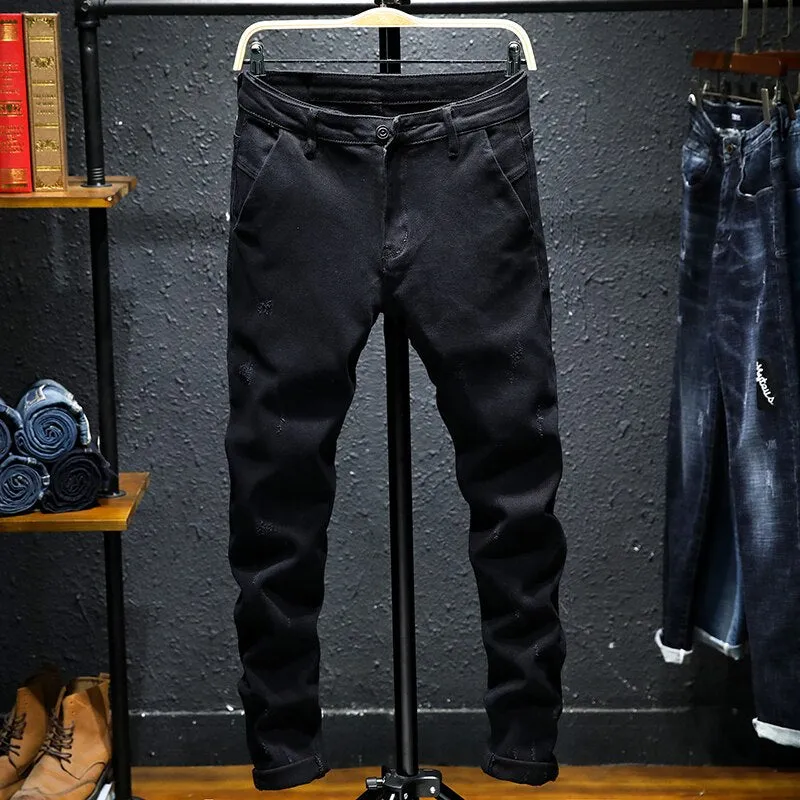 West Louis™ Skinny Casual Streetwear Denim Pants