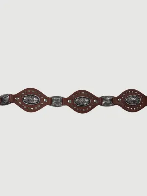 Western Concho Belt Brown