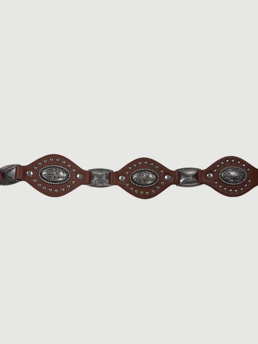 Western Concho Belt Brown
