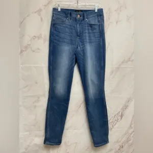 WHBM Medium Wash High Rise Skinny Cashmere Jeans - M9