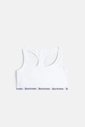 WHITE COTTON BRALETTE