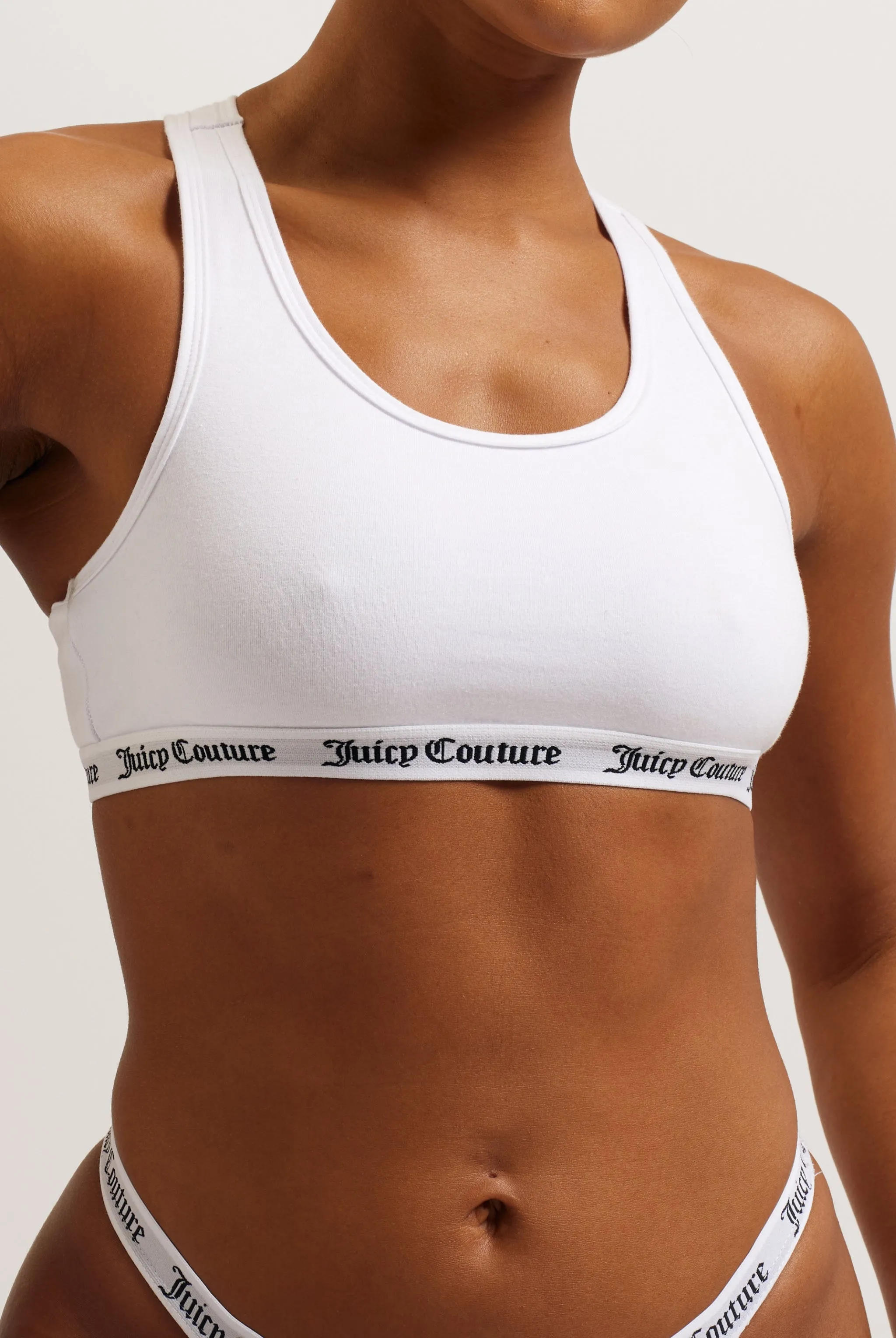 WHITE COTTON BRALETTE
