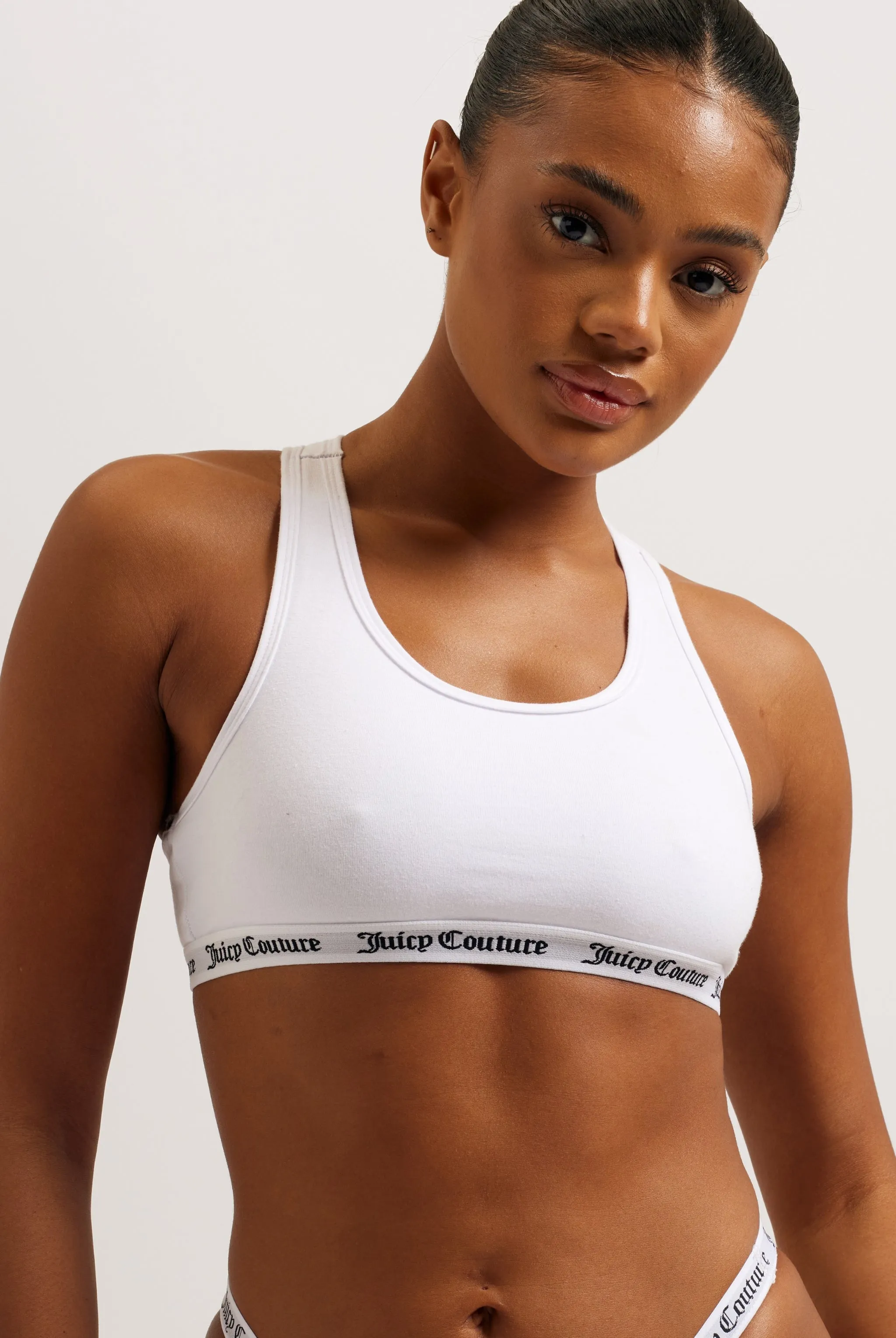 WHITE COTTON BRALETTE