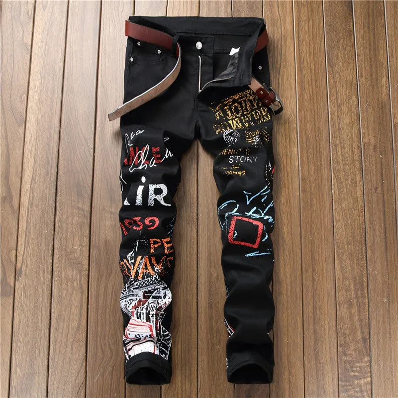 White Lone Wolf Jeans