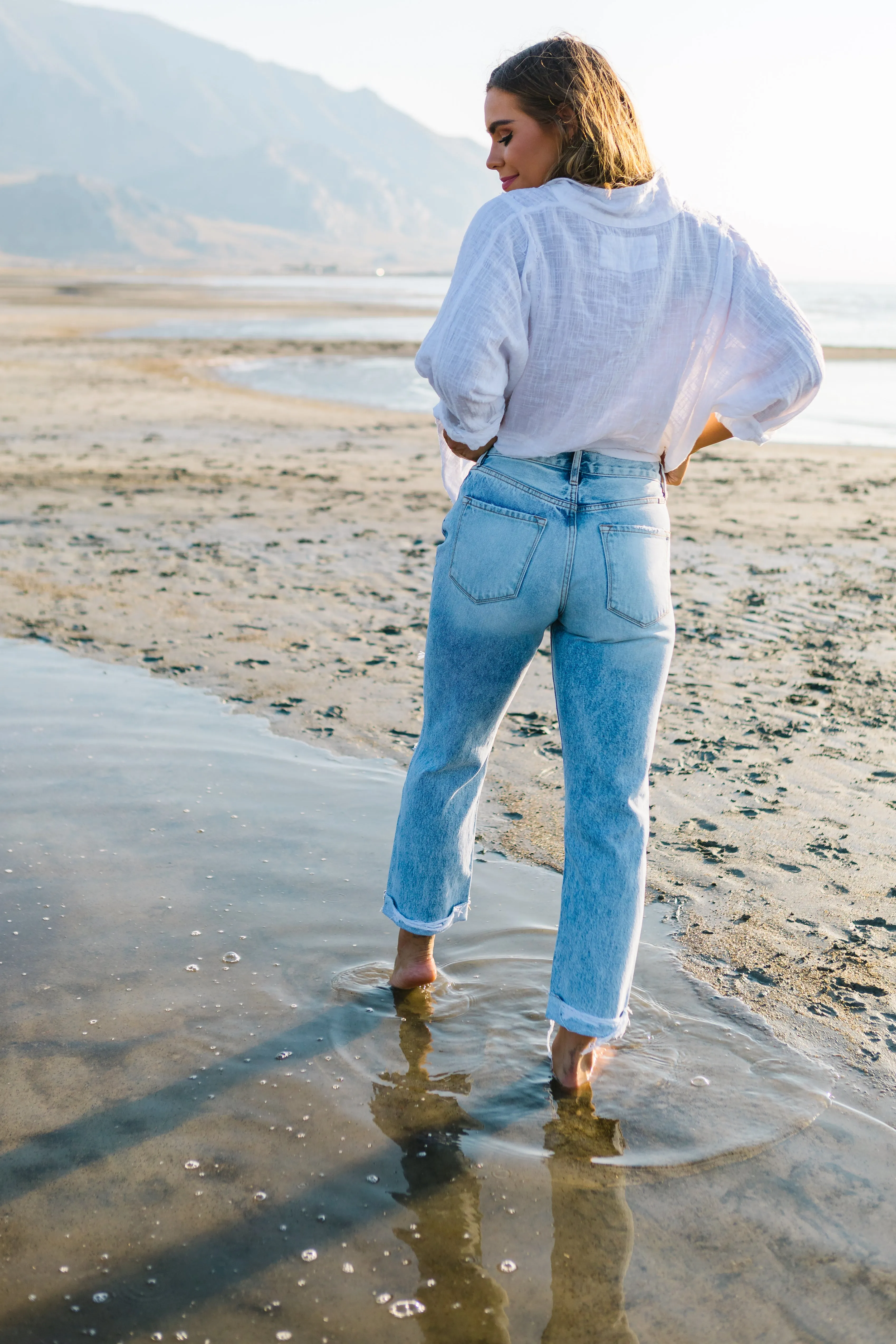 Wish You Would Straight Leg Jeans by Kancan