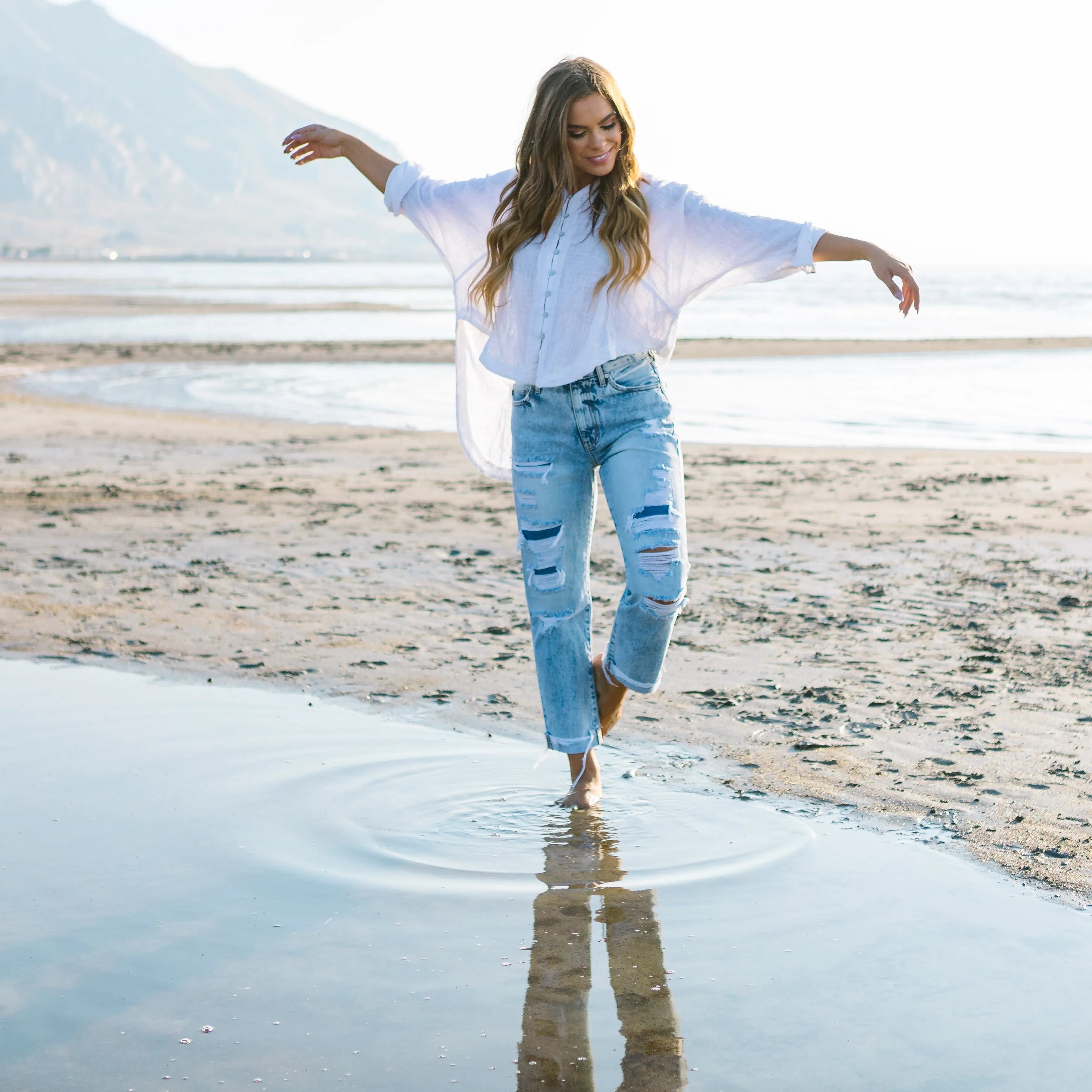 Wish You Would Straight Leg Jeans by Kancan