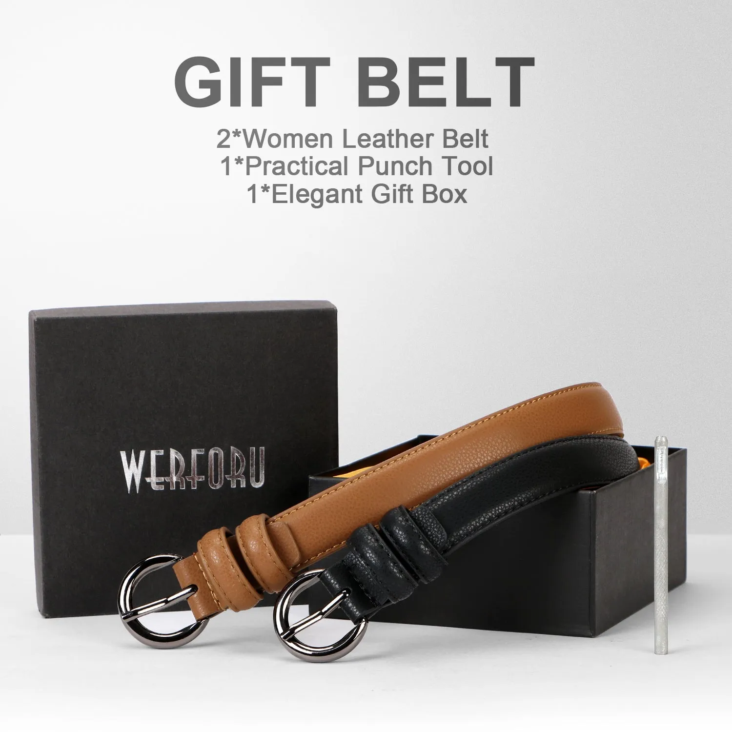 Women Leather Belt Waist Skinny Dress Belts Solid Pin Buckle Belt For Jeans Pants