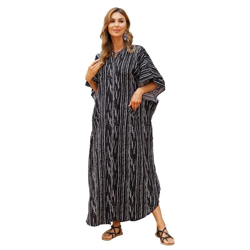 Women Summer Beach Loose Holiday Dresses