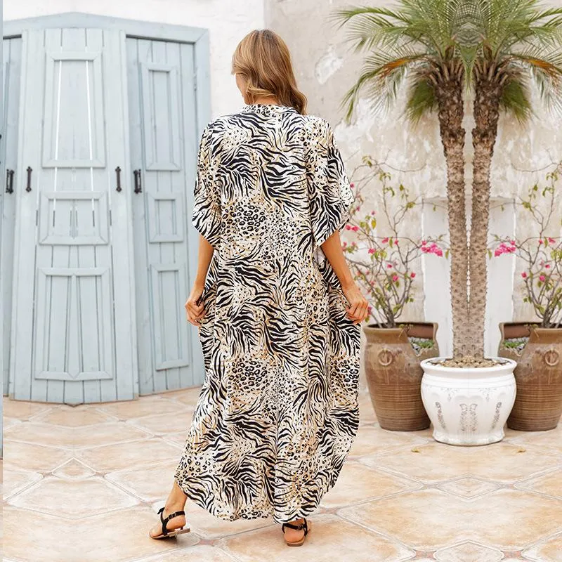 Women Summer Beach Loose Holiday Dresses