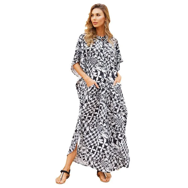 Women Summer Beach Loose Holiday Dresses