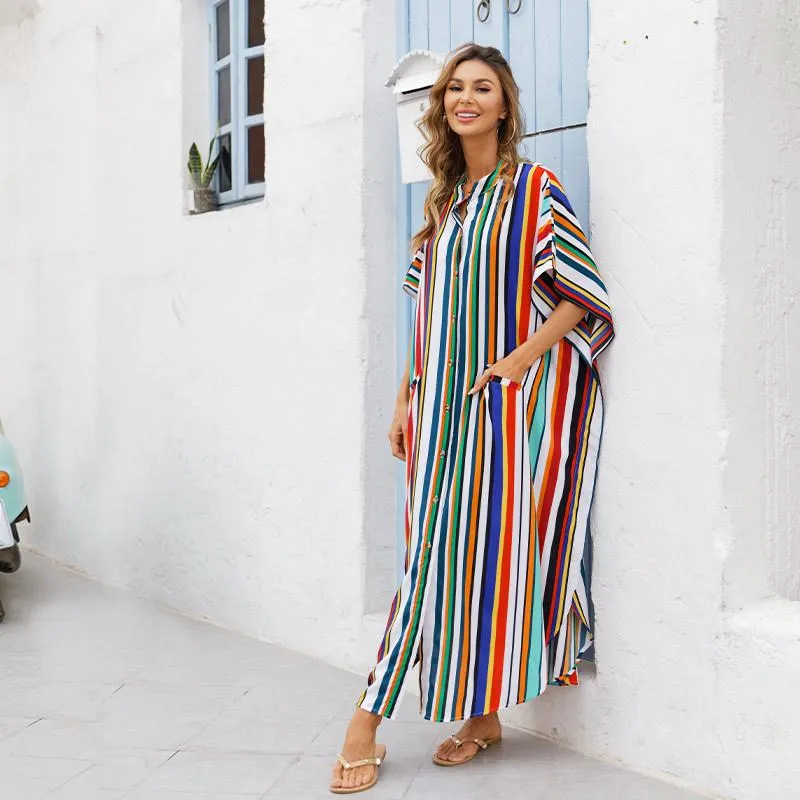 Women Summer Beach Loose Holiday Dresses