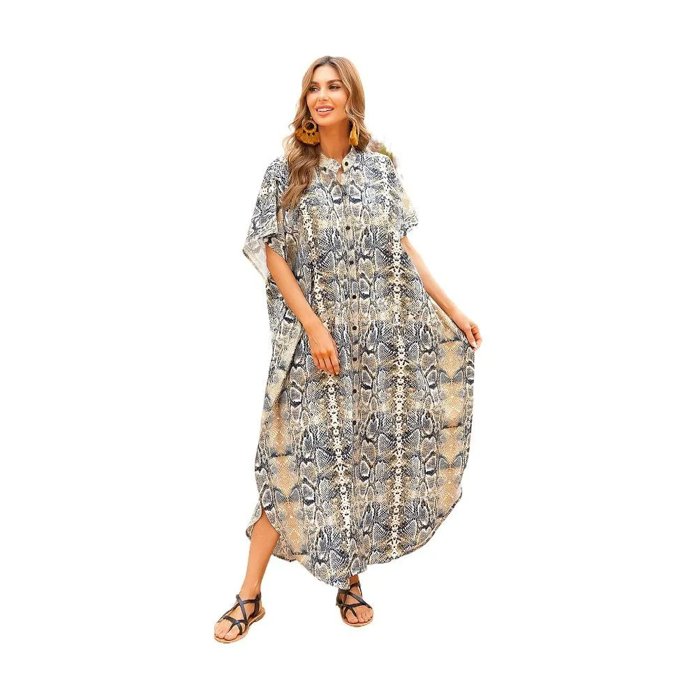 Women Summer Beach Loose Holiday Dresses