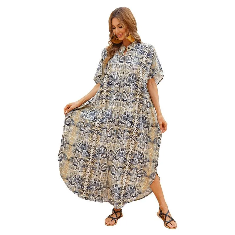 Women Summer Beach Loose Holiday Dresses