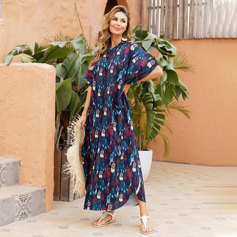 Women Summer Beach Loose Holiday Dresses