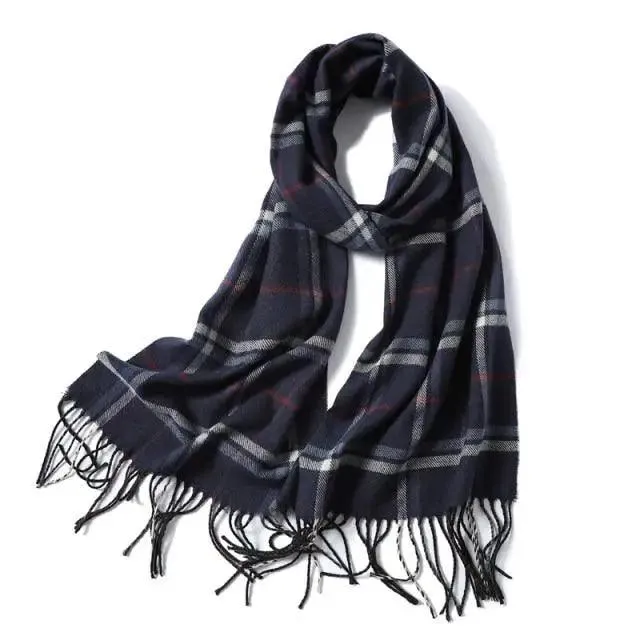 Women Winter Warm Scarf Shawl Fashion Plain  Soft Long Scarves For Women Casual Wear Travel Friendly Scarfs  Warm Winter Scarf Double Sided Thick Shawl Women Students Scarf