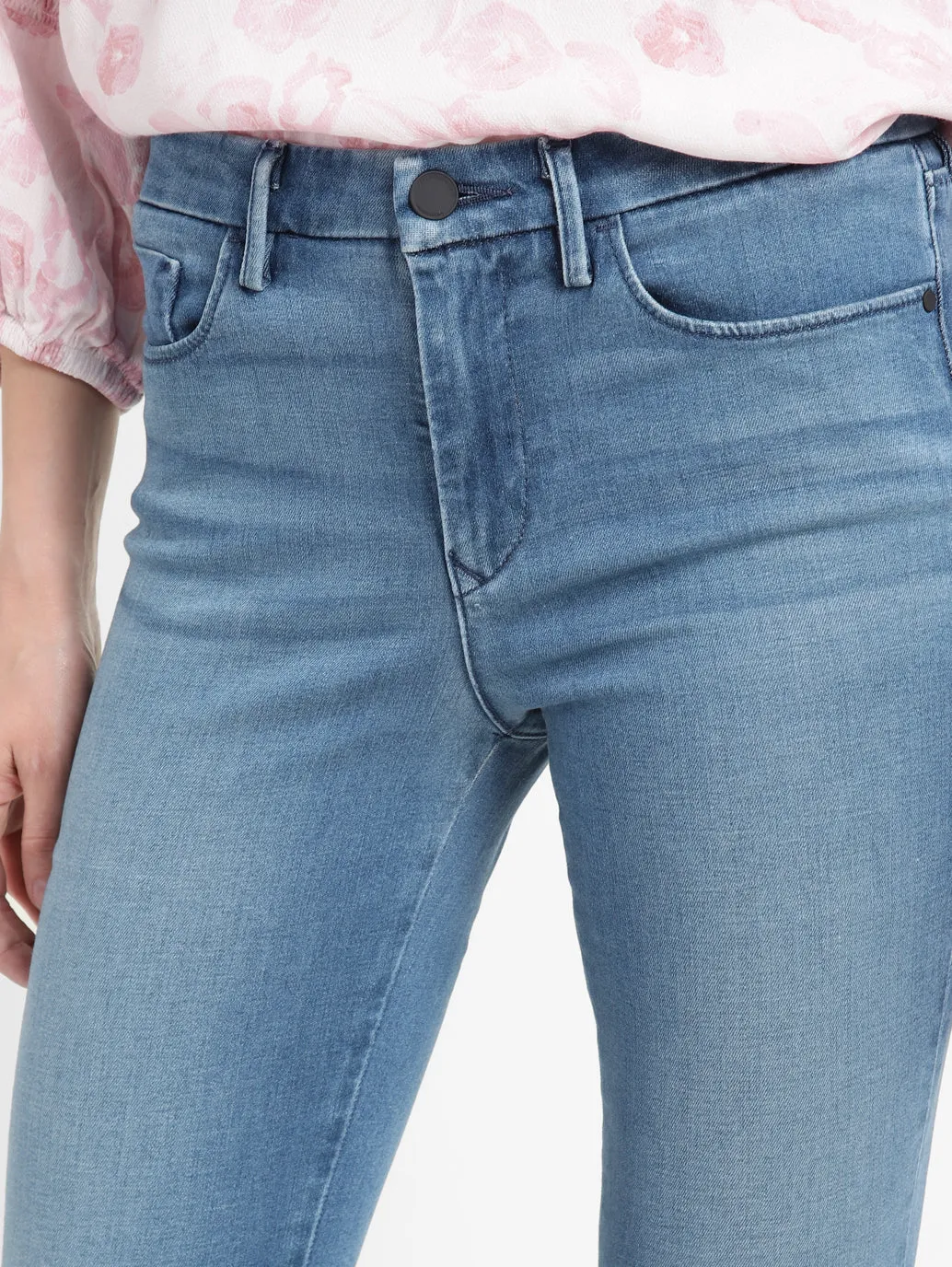 Women's 711 Blue Skinny Fit Mid Rise Jeans