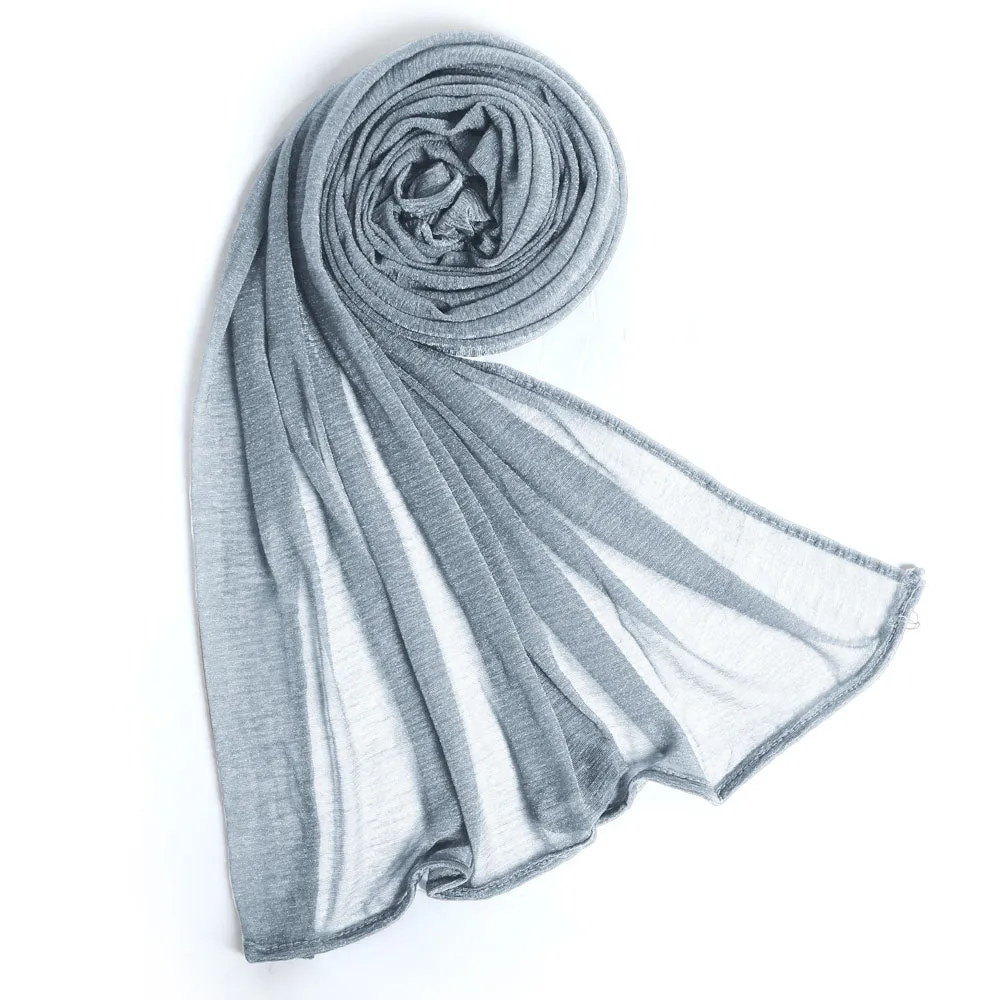 Women's Crinkle Plain Scarves - Multi Color