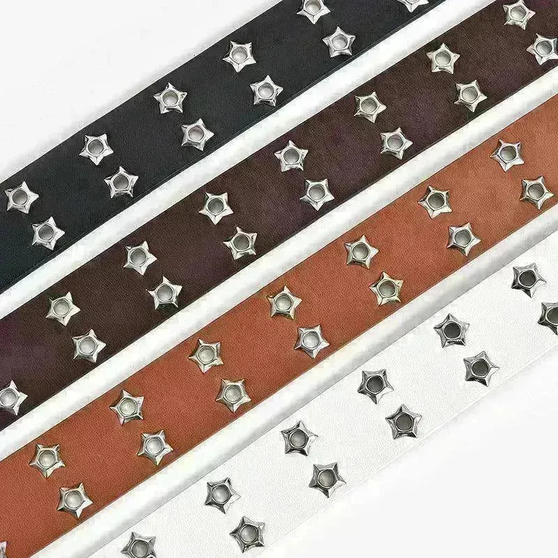 Women's Fashion Stars Decorative Double row Belt
