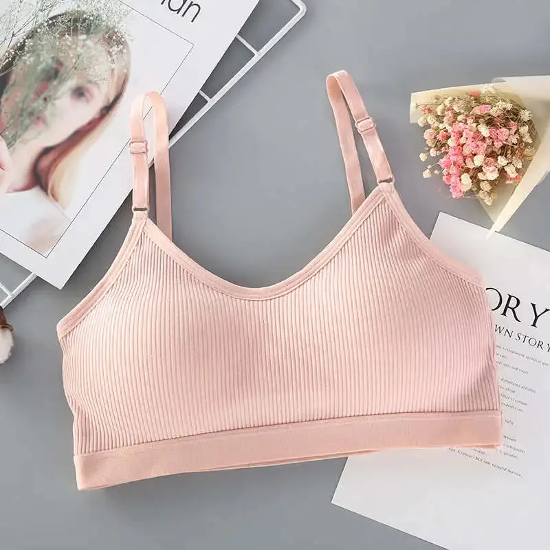 Women's Seamless Full Cup Bra - Breathable Bralette - Wire-Free Sleep Tube Top