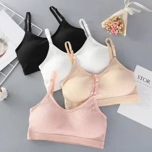 Women's Seamless Full Cup Bra - Breathable Bralette - Wire-Free Sleep Tube Top
