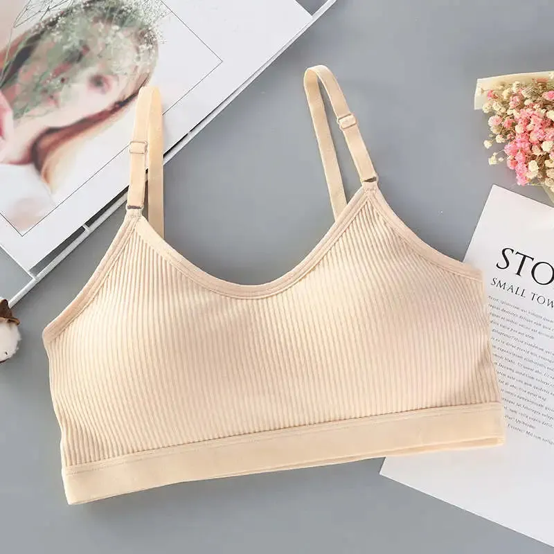 Women's Seamless Full Cup Bra - Breathable Bralette - Wire-Free Sleep Tube Top