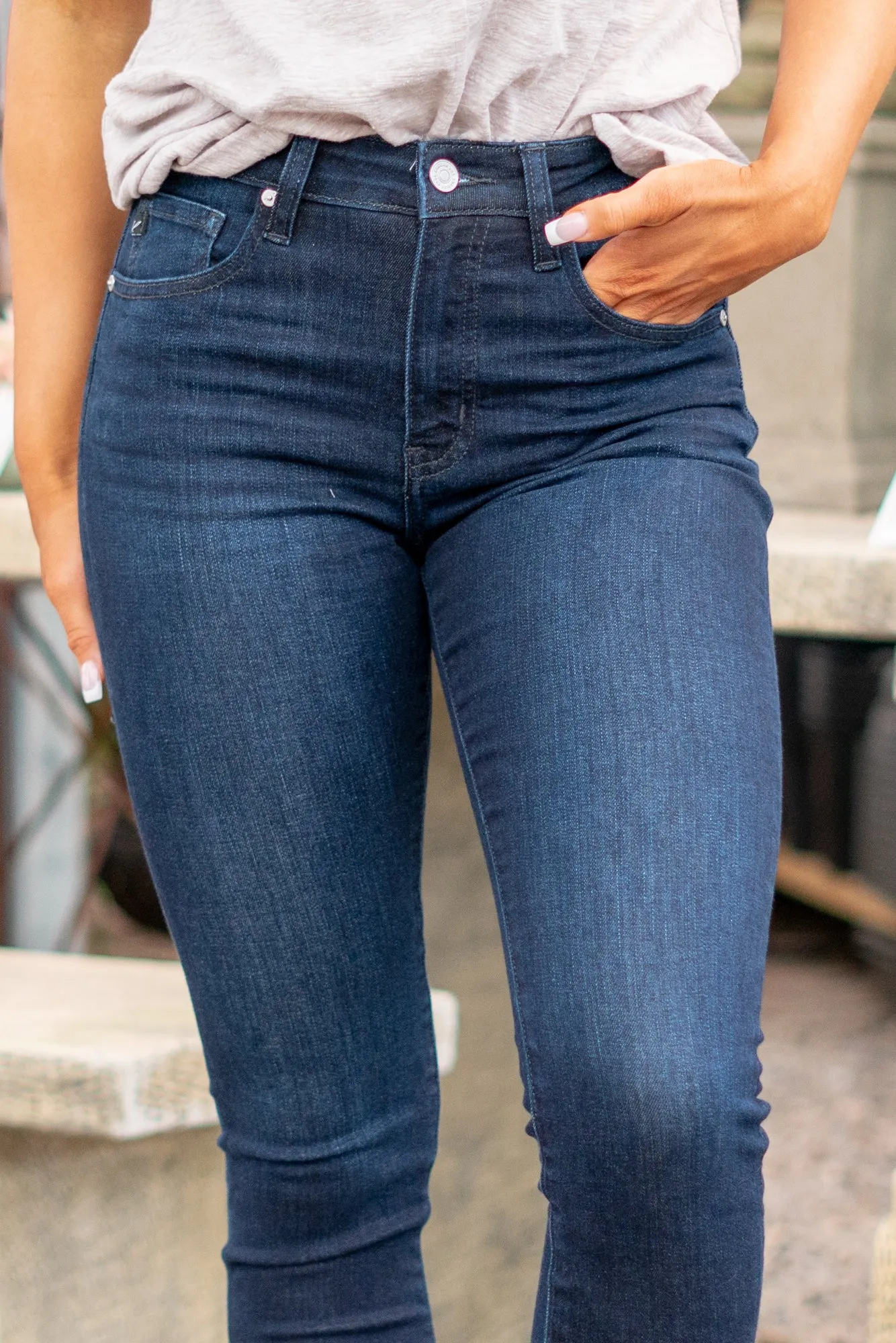 Woodstock High Rise Cuffed Hem Skinny
