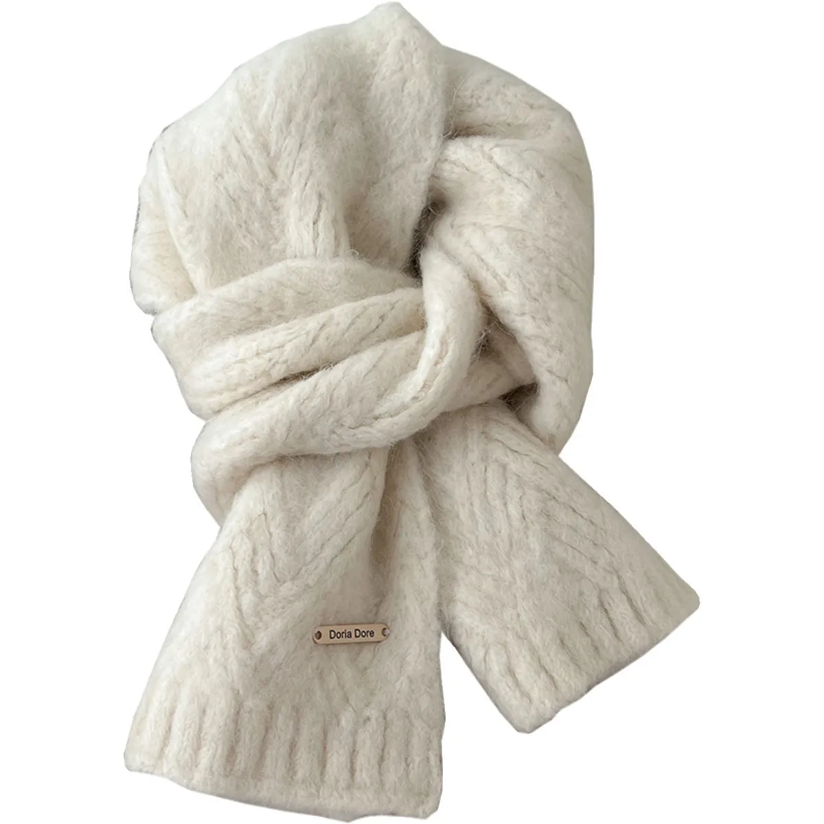 Wool Blended Korean Style Scarf