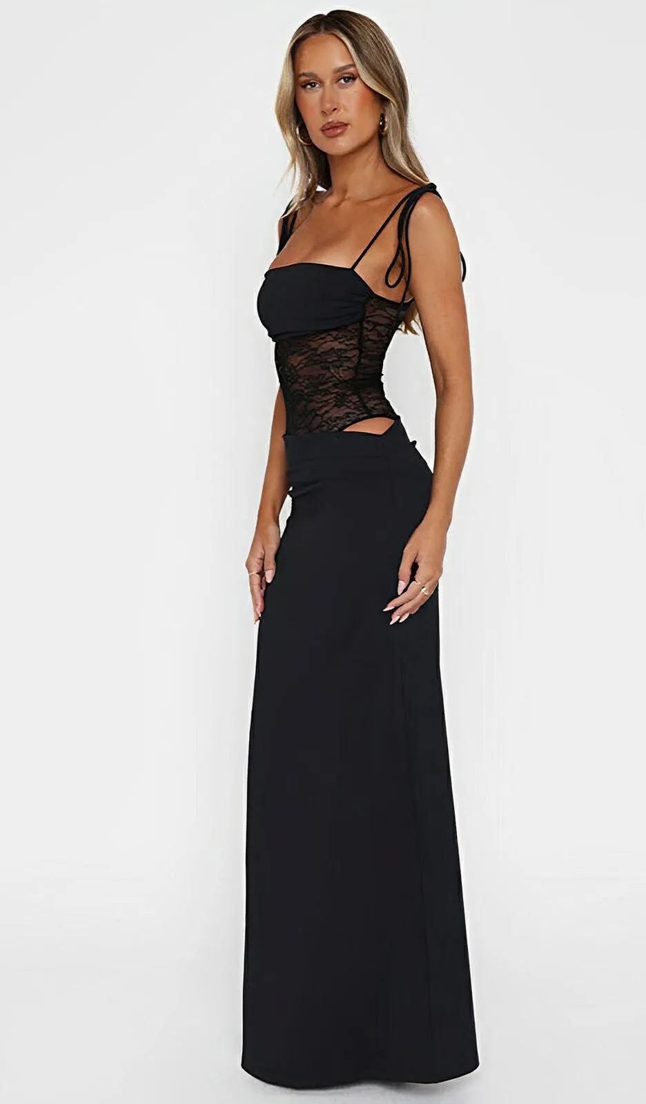 Y2K Lace Suspender Dress