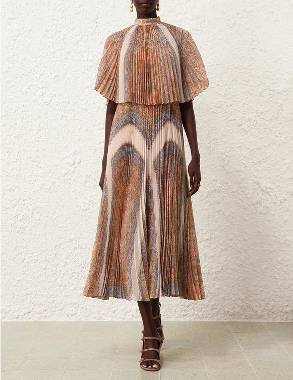 ZIMMERMANN Illustration Sunray Midi Dress