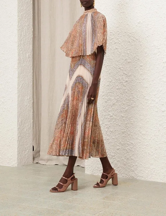 ZIMMERMANN Illustration Sunray Midi Dress