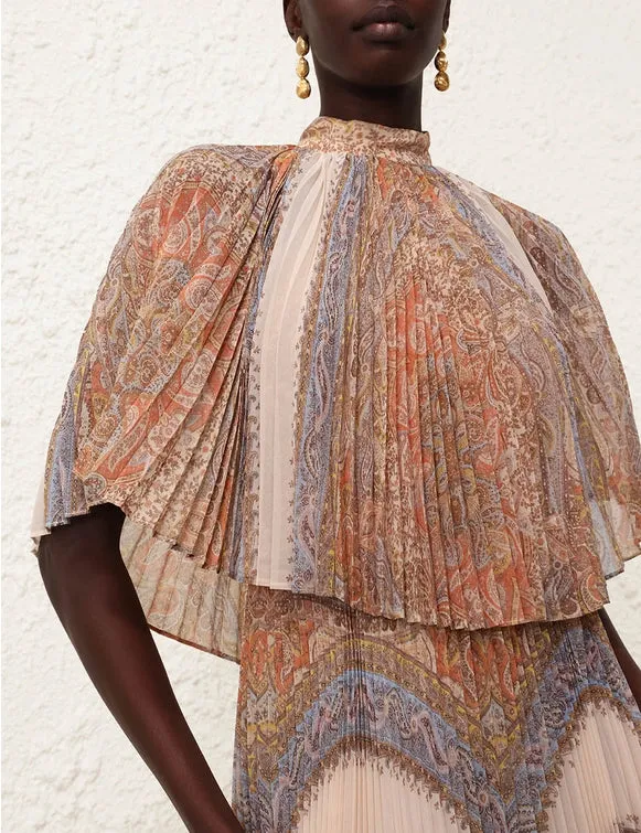 ZIMMERMANN Illustration Sunray Midi Dress